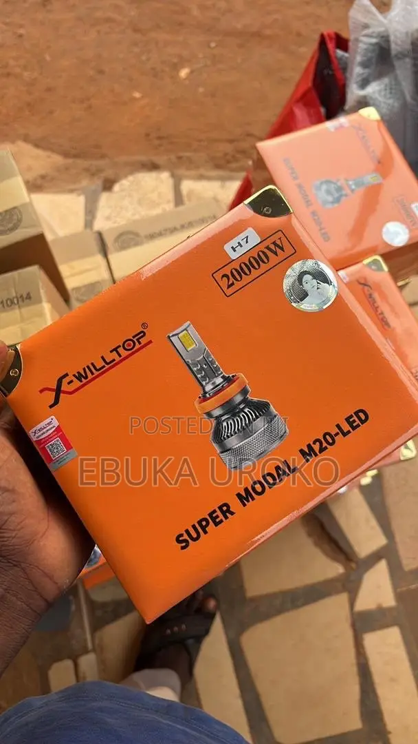 30,000 Watts Orange Blue Car Light - 1