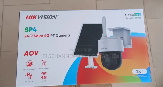Hikvision SP4 24/7 Solar 4G PTZ Camera - 1