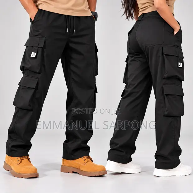 Unisex Lightweight Cargo Pants - Multi-Pocket Trousers - 1
