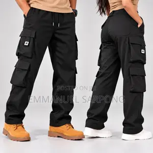 Unisex Lightweight Cargo Pants - Multi-Pocket Trousers