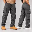 Unisex Lightweight Cargo Pants - Multi-Pocket Trousers - 3