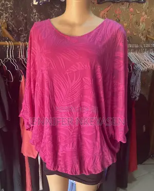 Pink Batwing Blouse - Free Size