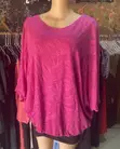 Pink Batwing Blouse - Free Size - 1