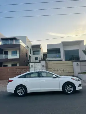 Hyundai Sonata Eco 2015 White Sedan