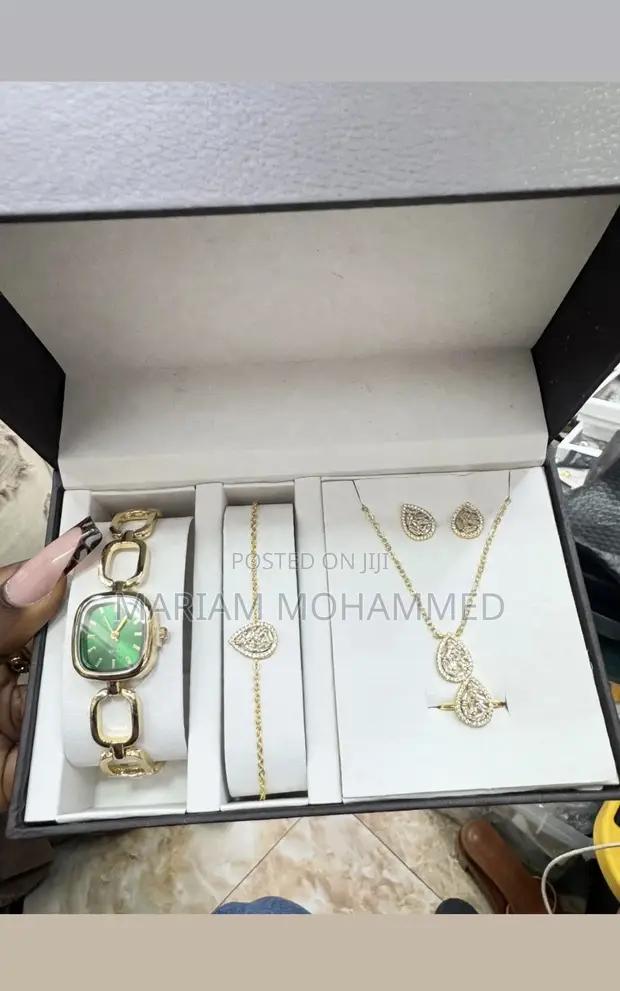 Ladies Jewellery Set with Wrist Watch - 1