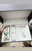 Ladies Jewellery Set with Wrist Watch - 1