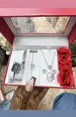 Ladies Jewellery Set with Wrist Watch - 4