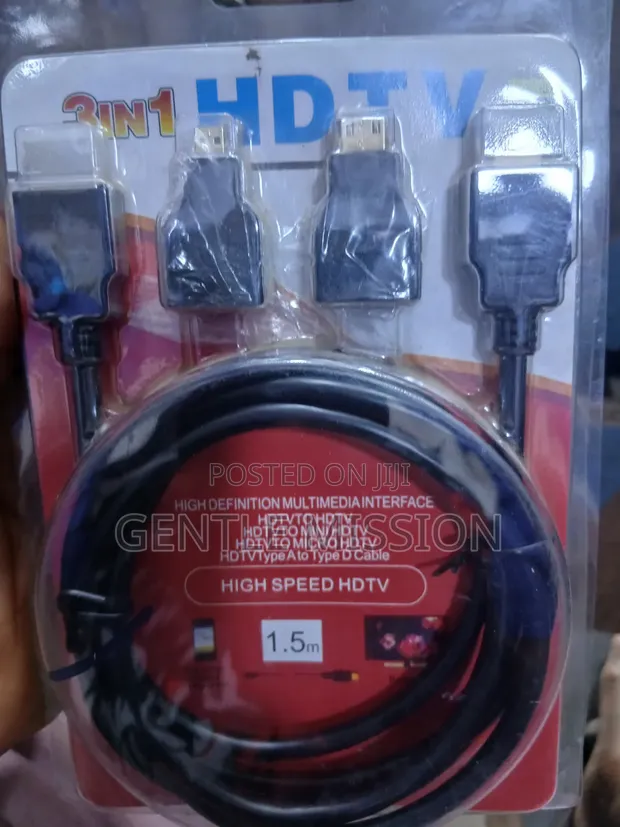 3-in-1 HDTV Cable - 1