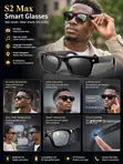 AIMB S2 Max Smart Glasses with 3 Lenses - 5