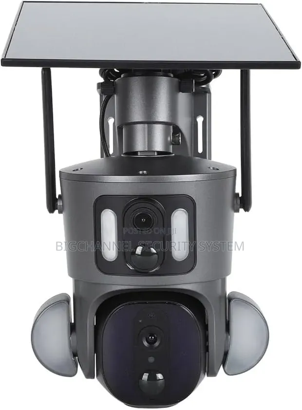 HD Dual Lens Solar PTZ Camera - 1