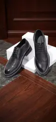 Brand New Brogue Carved Microfiber Business Formal Shoes - 1