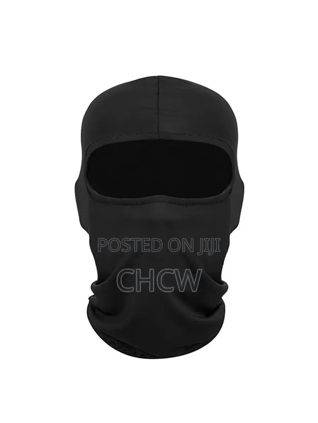 New Premium Stretchy Black Balaclava Ski Mask - 1
