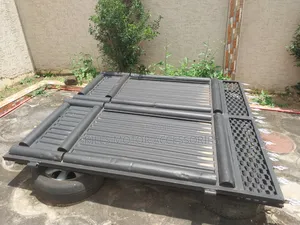 Heavy-Duty Double Swing Iron Security Gate