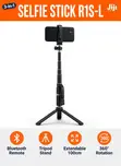 Extendable Selfie Stick Tripod with Bluetooth Remote - 1