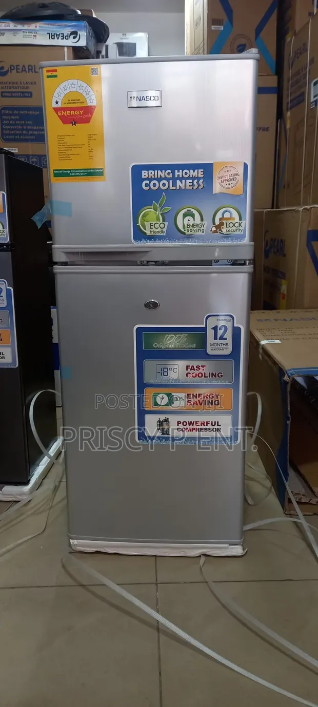 Brand New Nasco Double Door Refrigerator - 1