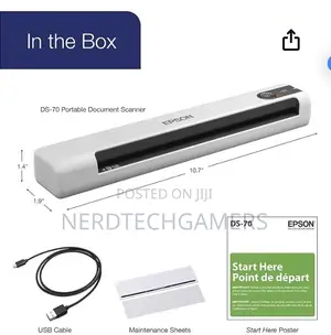 Epson Workforce DS-70 Portable Document Scanner