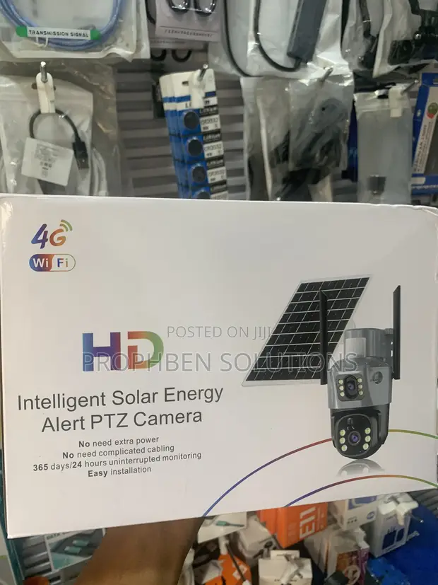 4G Two Lens Solar CCTV Camera - 1