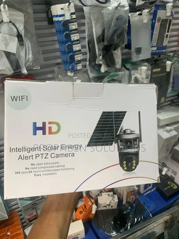 Wi-Fi Solar CCTV Camera with Dual Lens - 1