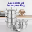 7-Piece Thickened Aluminum Cooking Pot Set - 2