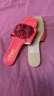 Ladies La Slippers - Red, Size 37 - 2