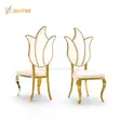 Luxury White and Gold Event/Wedding Chairs (Pair) - 1