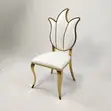 Luxury White and Gold Event/Wedding Chairs (Pair) - 2