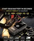 Portable Car Jump Starter with Tyre Inflator - 2