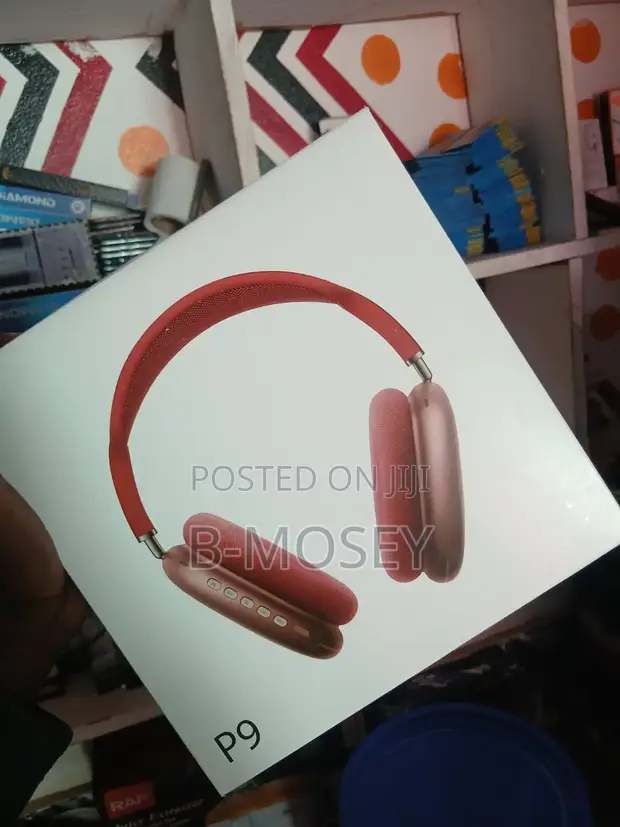 Beats P9 Wireless On-Ear Headphones - Red - 1
