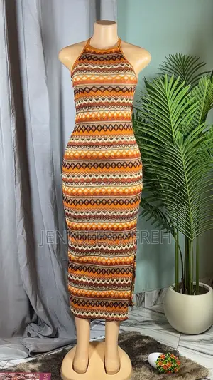 Bodycon Dress - Multi-Color