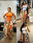 Zara Wrap Dress - Multi-Color - 1