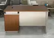 Modern Executive/Reception Desk - Walnut Grain - 2