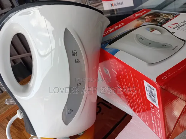 Decakila Portable Electric Kettle - White - 1