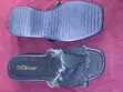 Ladies Classic Black Suede Slippers - Size 40 - 1
