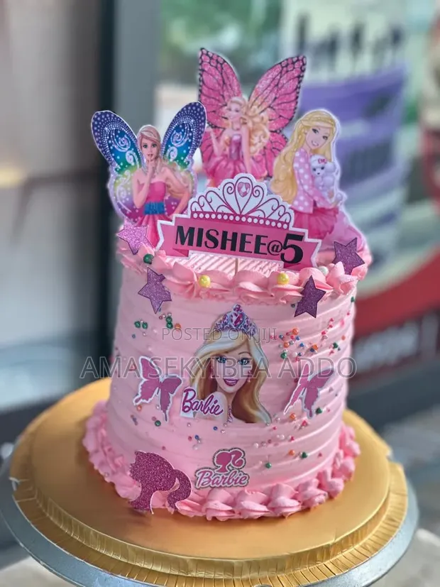Barbie Themed Cake for Girls - 1