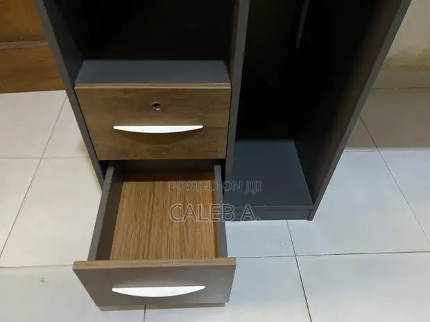 Professional Metal and Polished Wood Office Table - 1