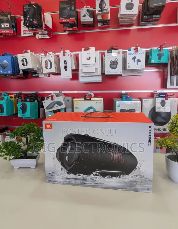 JBL Xtreme 5 Portable Wireless Waterproof Speaker (Black) - 1