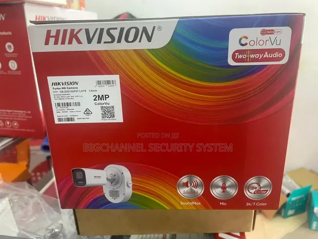 Hikvision ColorVu Two-Way Audio DS-2CE13DF0T-LXTS CCTV Camera - 1