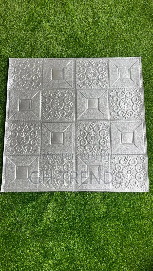 3D Foamy Wall Panel - White - 1
