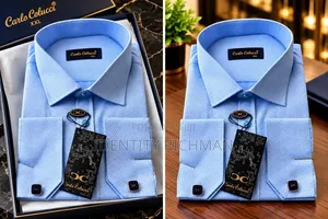 Men's Turkish Cotton Shirt - Blue