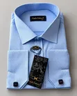 Men's Turkish Cotton Shirt - Blue - 2