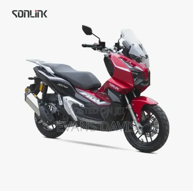 New Sonlink SL150-T 2026 Red Scooter - 1