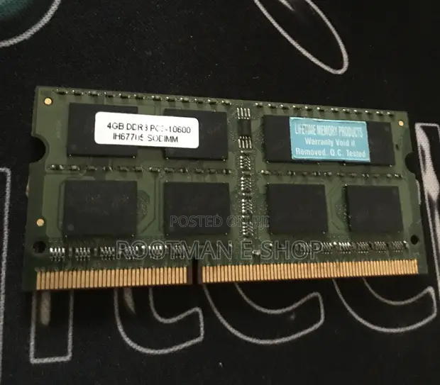 Laptop Memory RAM DDR3 4GB Used - 1