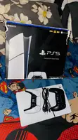PS5 Slim with 2 Controllers and 10 Games - 1
