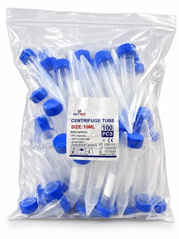 10ml Centrifuge Tubes (100 Pcs) - 1