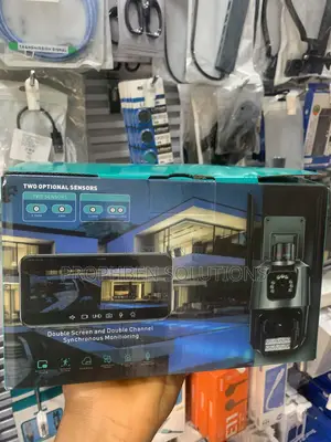 4G Dual Lens CCTV Camera with AI Human Detection