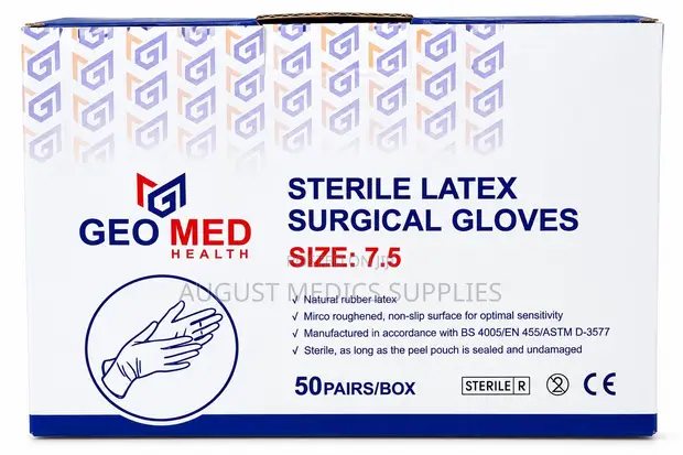 Sterile Latex Surgical Gloves Size 7.5 - 1