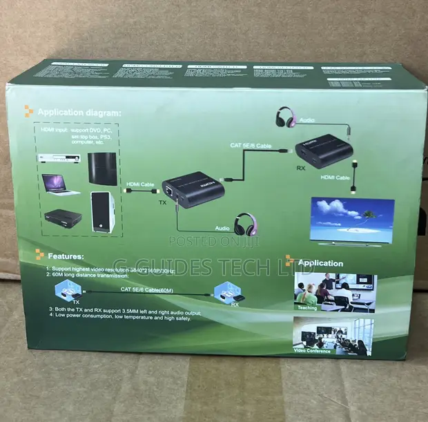 60M HDMI Extender with Audio - 1
