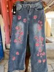 FashionNova Wide-Leg Jeans - Ash - 4