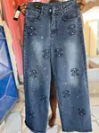 FashionNova Wide-Leg Jeans - Ash - 5