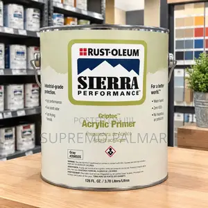 Griptec Acrylic Primer - Gray, 1 Gallon